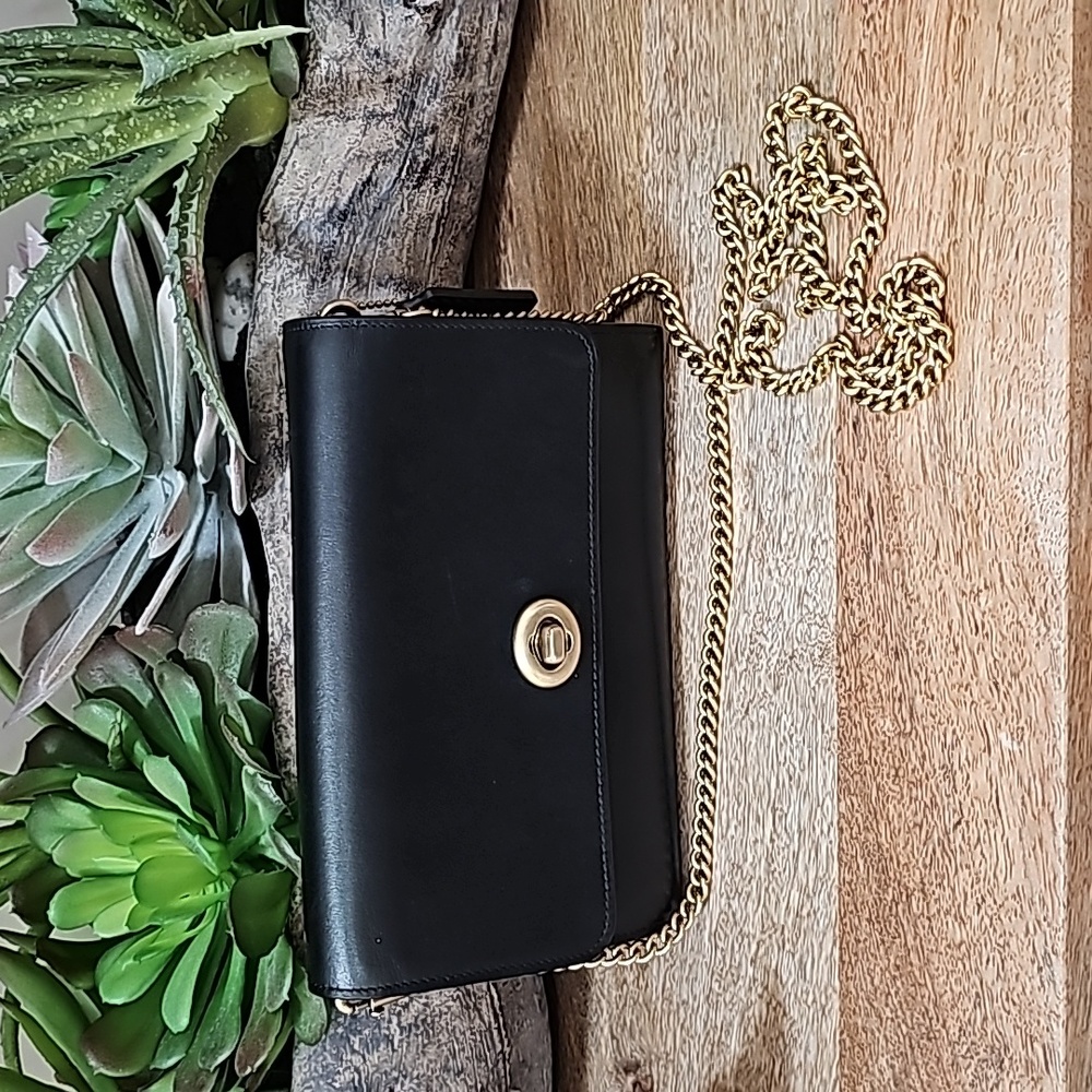 Coach Marlow Leather Crossbody Bag Gem